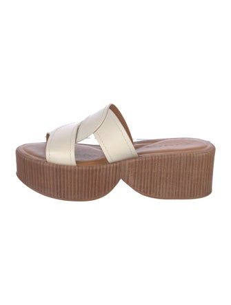 Robert Clergerie Leather Slides