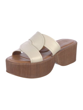 Robert Clergerie Leather Slides
