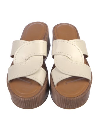 Robert Clergerie Leather Slides
