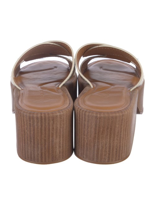 Robert Clergerie Leather Slides
