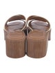 Robert Clergerie Leather Slides