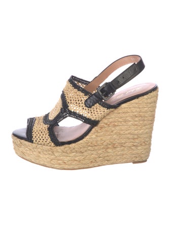 Robert Clergerie Straw Espadrilles