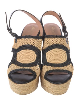Robert Clergerie Straw Espadrilles
