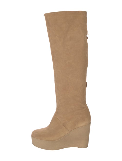 Robert Clergerie Suede Slouch Boots