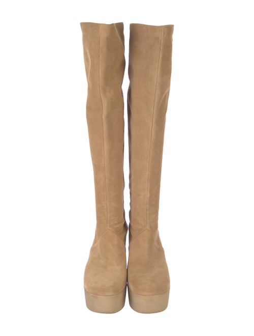 Robert Clergerie Suede Slouch Boots