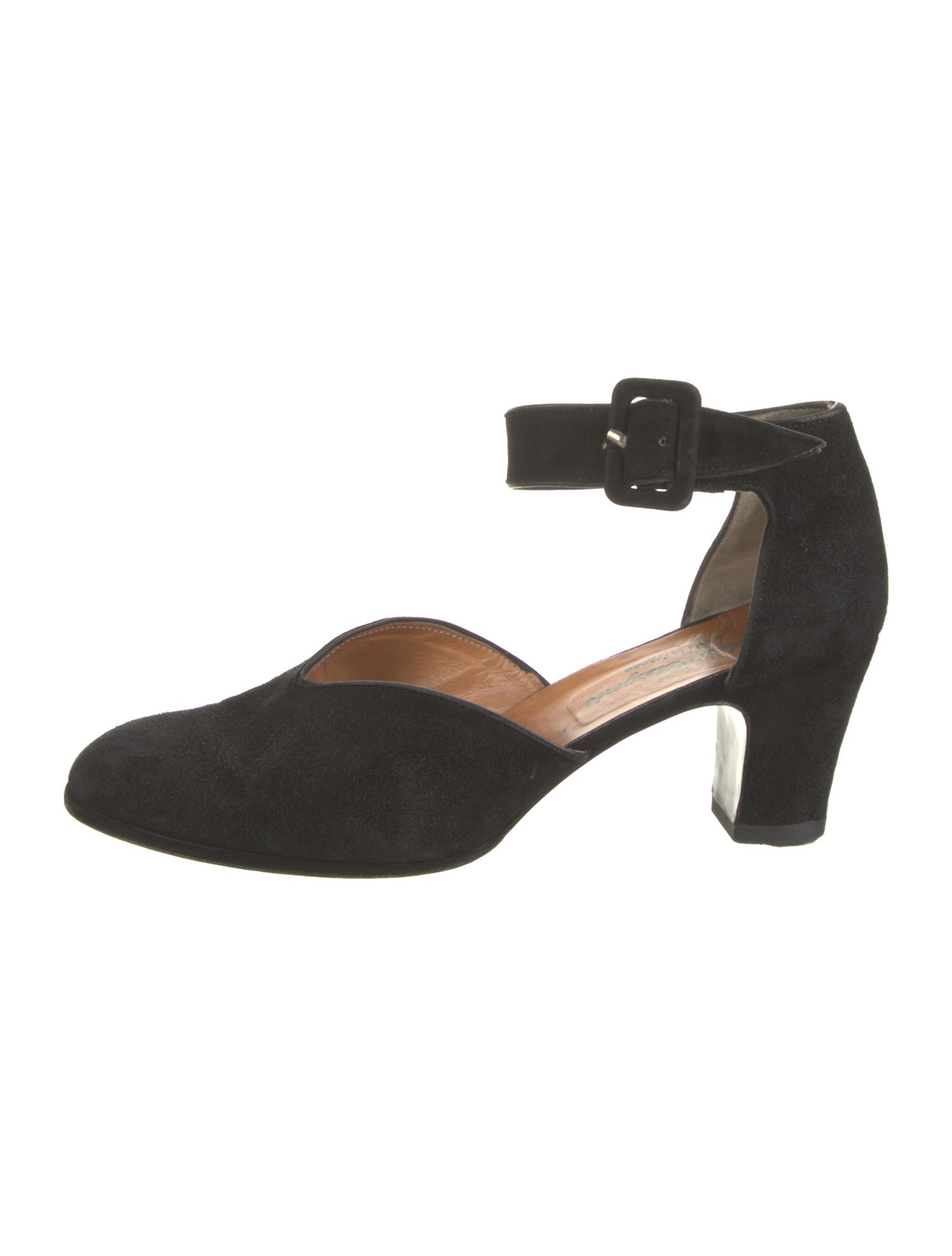 Robert Clergerie Suede D'Orsay Pumps
