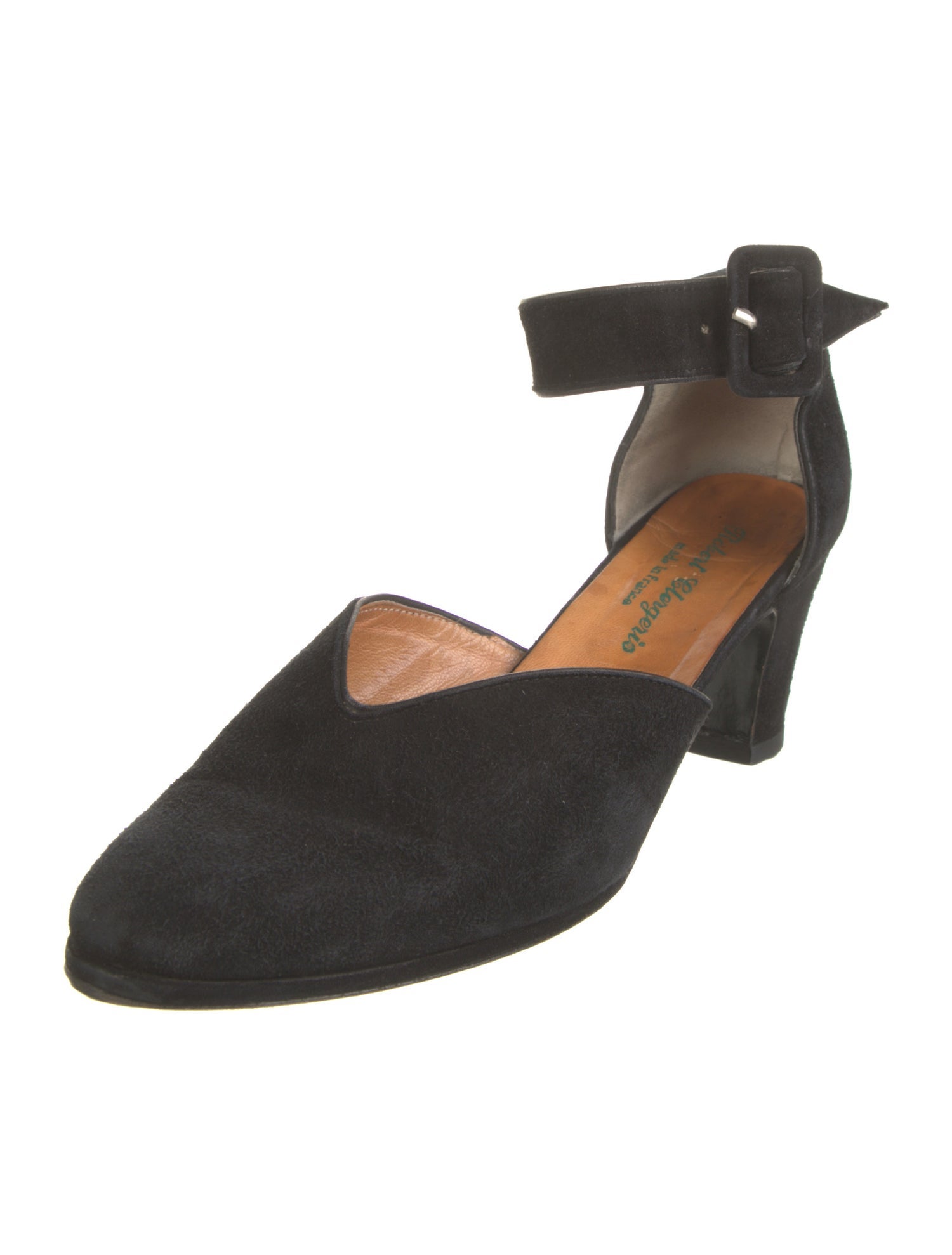 Robert Clergerie Suede D'Orsay Pumps