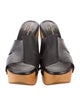 Robert Clergerie Leather Slides