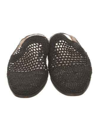 Robert Clergerie Raffia Mules