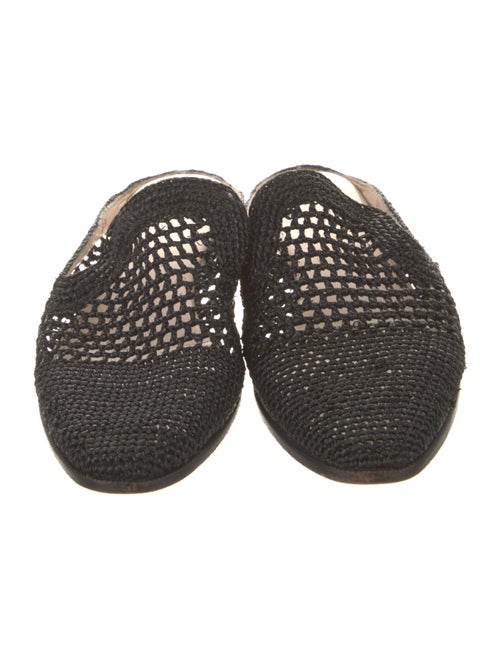 Robert Clergerie Raffia Mules