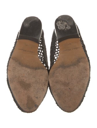 Robert Clergerie Raffia Mules