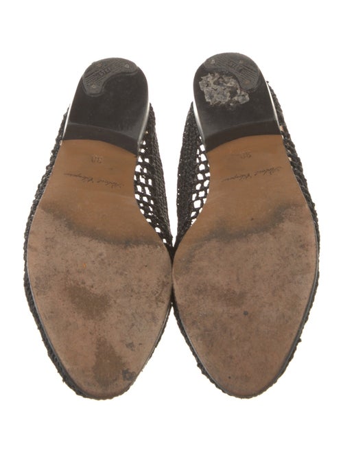 Robert Clergerie Raffia Mules