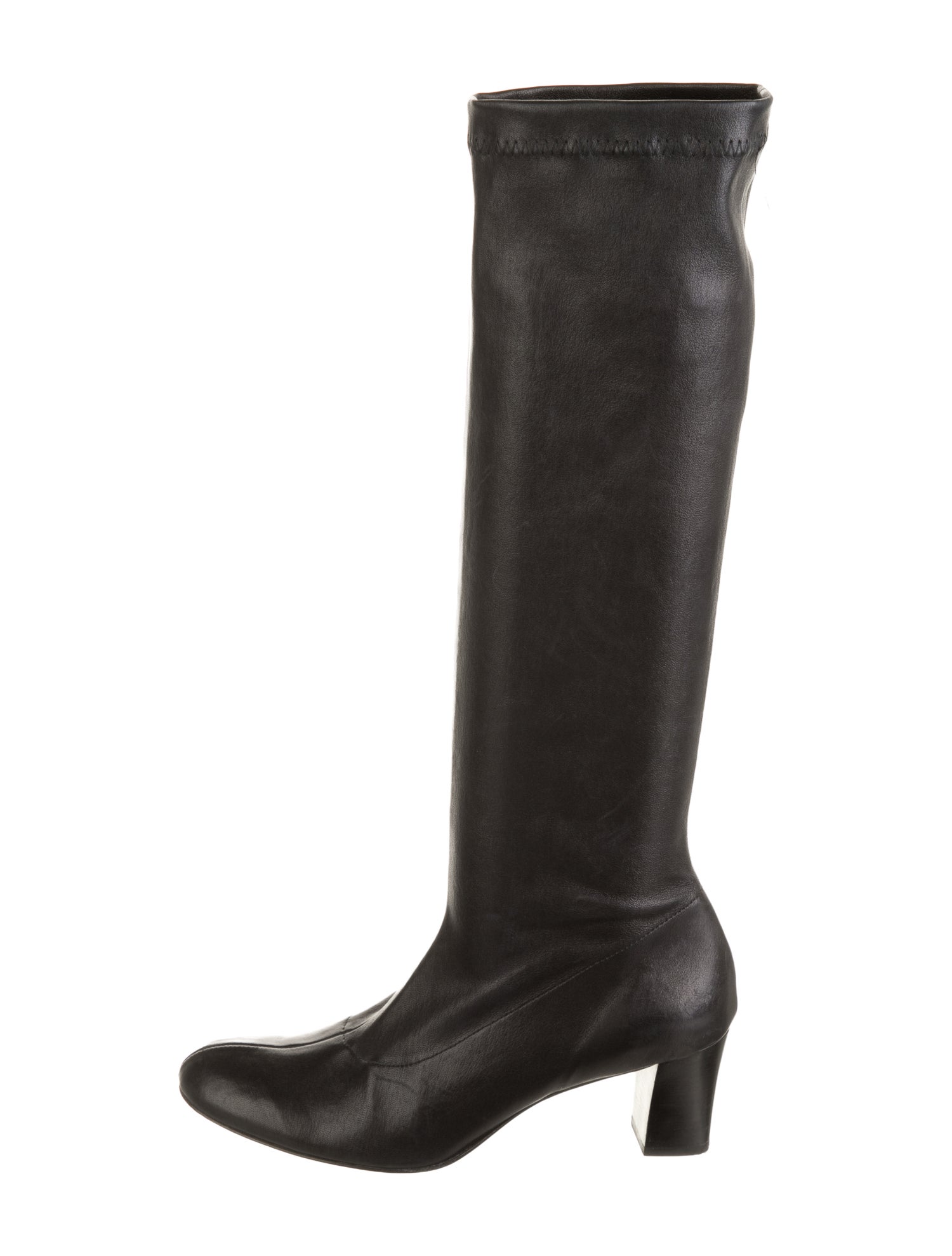 Robert Clergerie Leather Riding Boots
