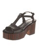 Robert Clergerie Leather T-Strap Sandals