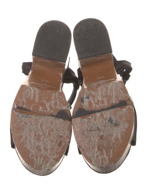 Robert Clergerie Leather T-Strap Sandals