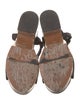 Robert Clergerie Leather T-Strap Sandals
