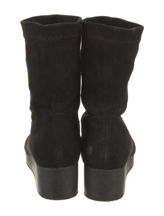 Robert Clergerie Suede Sock Boots