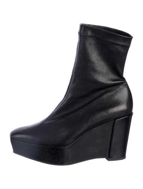 Robert Clergerie Leather Sock Boots