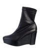 Robert Clergerie Leather Sock Boots