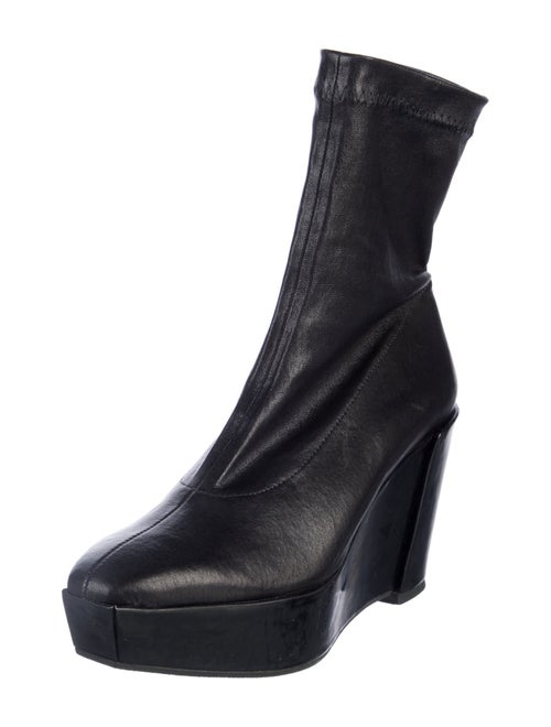 Robert Clergerie Leather Sock Boots