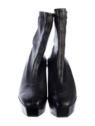 Robert Clergerie Leather Sock Boots