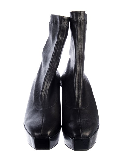 Robert Clergerie Leather Sock Boots