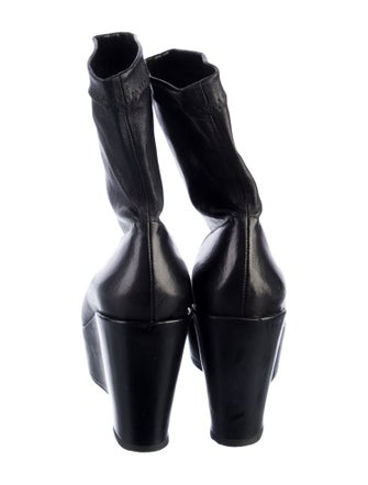 Robert Clergerie Leather Sock Boots