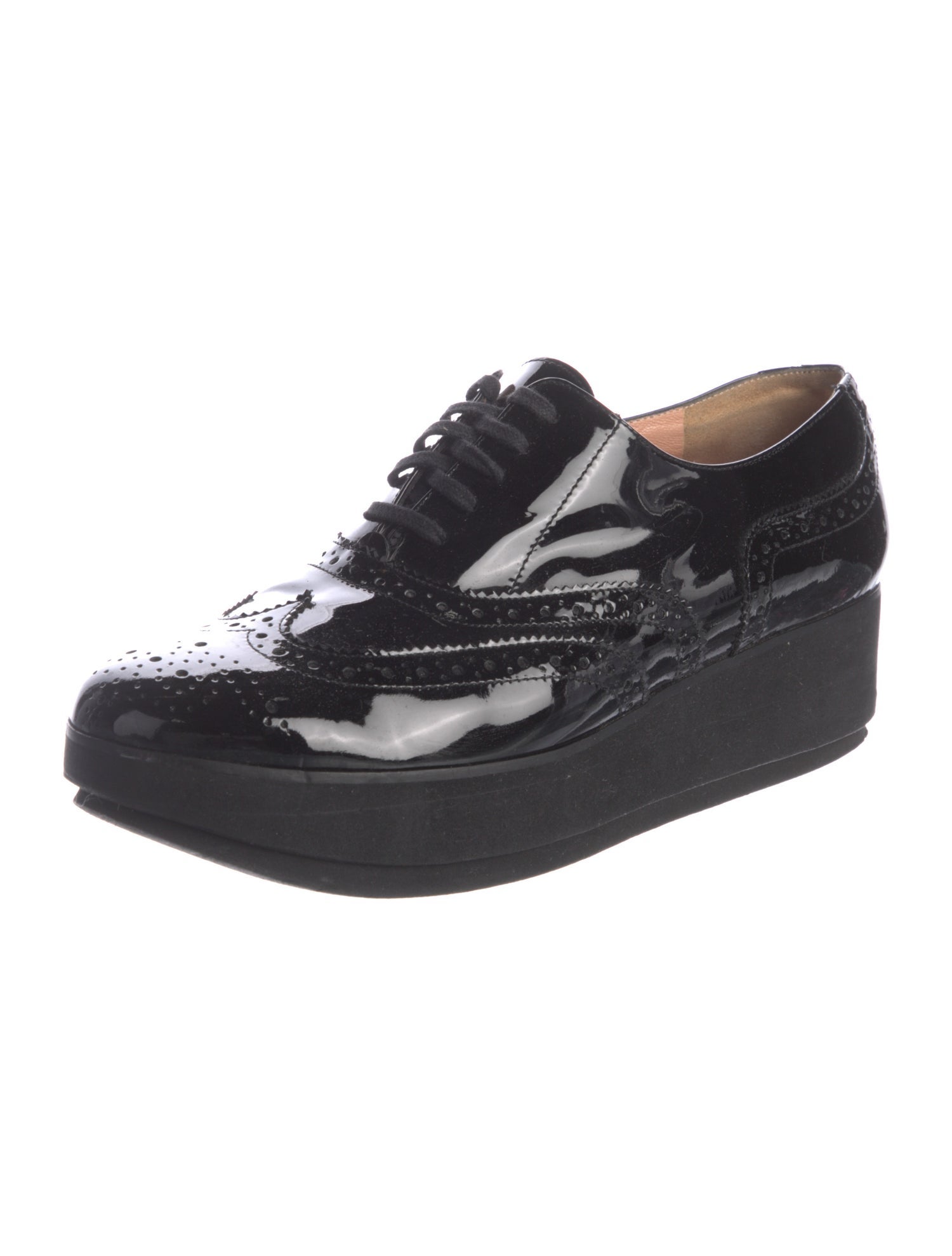 Robert Clergerie Patent Leather Oxfords
