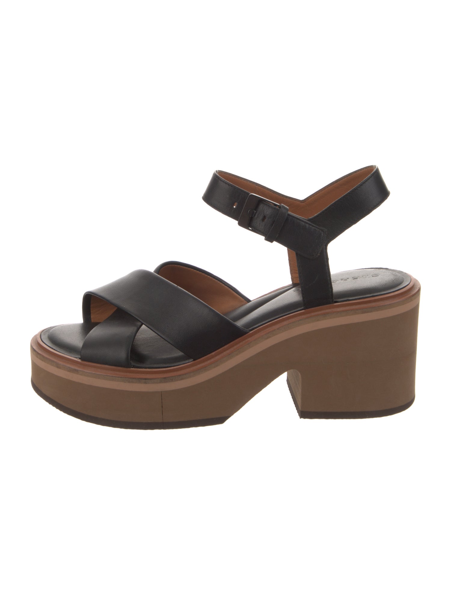 Robert Clergerie Leather Slingback Sandals