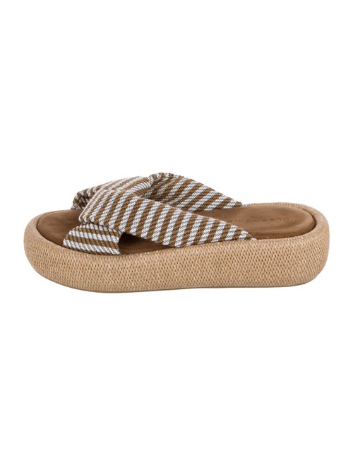 Robert Clergerie Straw Printed Espadrilles