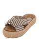 Robert Clergerie Straw Printed Espadrilles