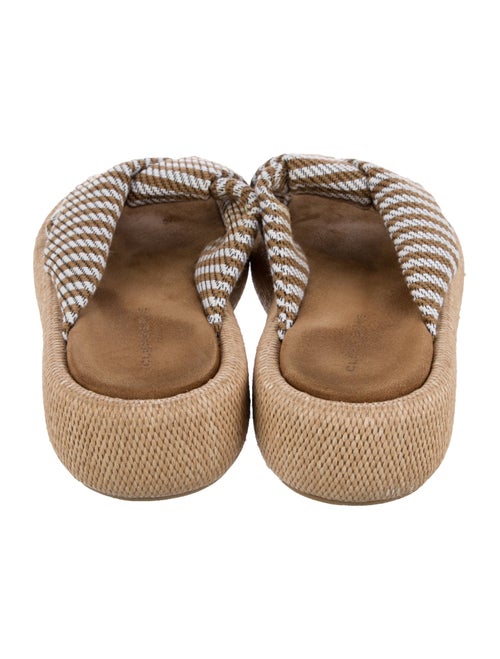 Robert Clergerie Straw Printed Espadrilles