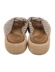 Robert Clergerie Straw Printed Espadrilles