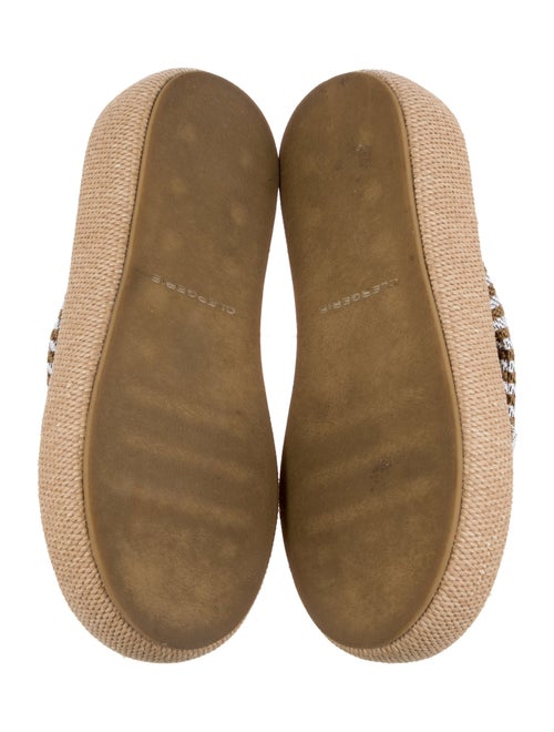 Robert Clergerie Straw Printed Espadrilles