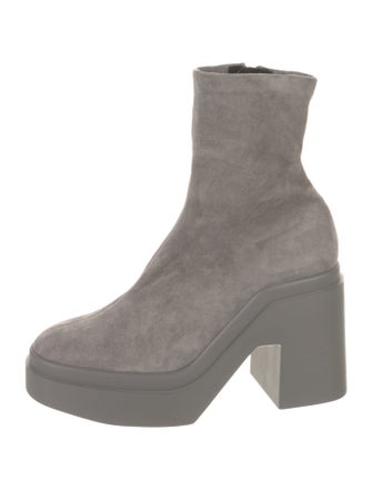 Robert Clergerie Suede Sock Boots