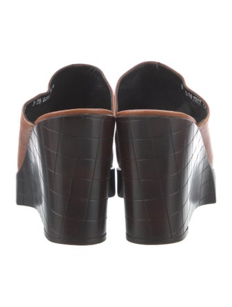 Robert Clergerie Leather Mules
