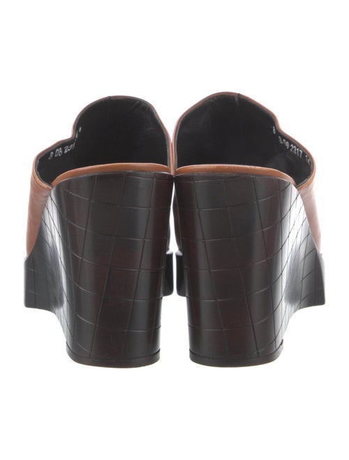 Robert Clergerie Leather Mules