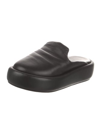 Robert Clergerie Leather Mules