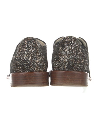 Robert Clergerie Printed Oxfords