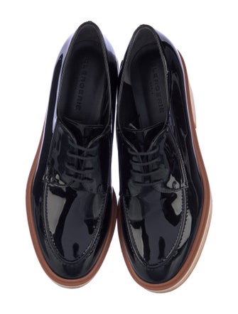 Robert Clergerie Patent Leather Wedge Sneakers