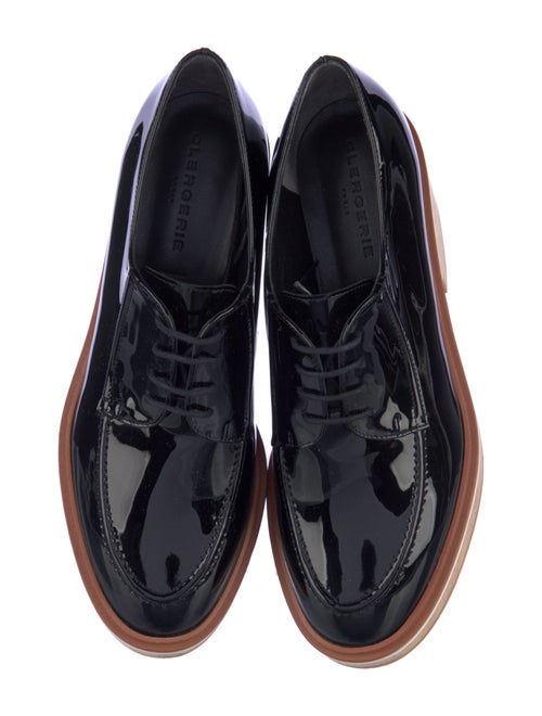 Robert Clergerie Patent Leather Wedge Sneakers