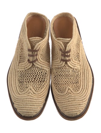 Robert Clergerie Raffia Mules