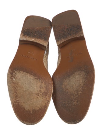 Robert Clergerie Raffia Mules