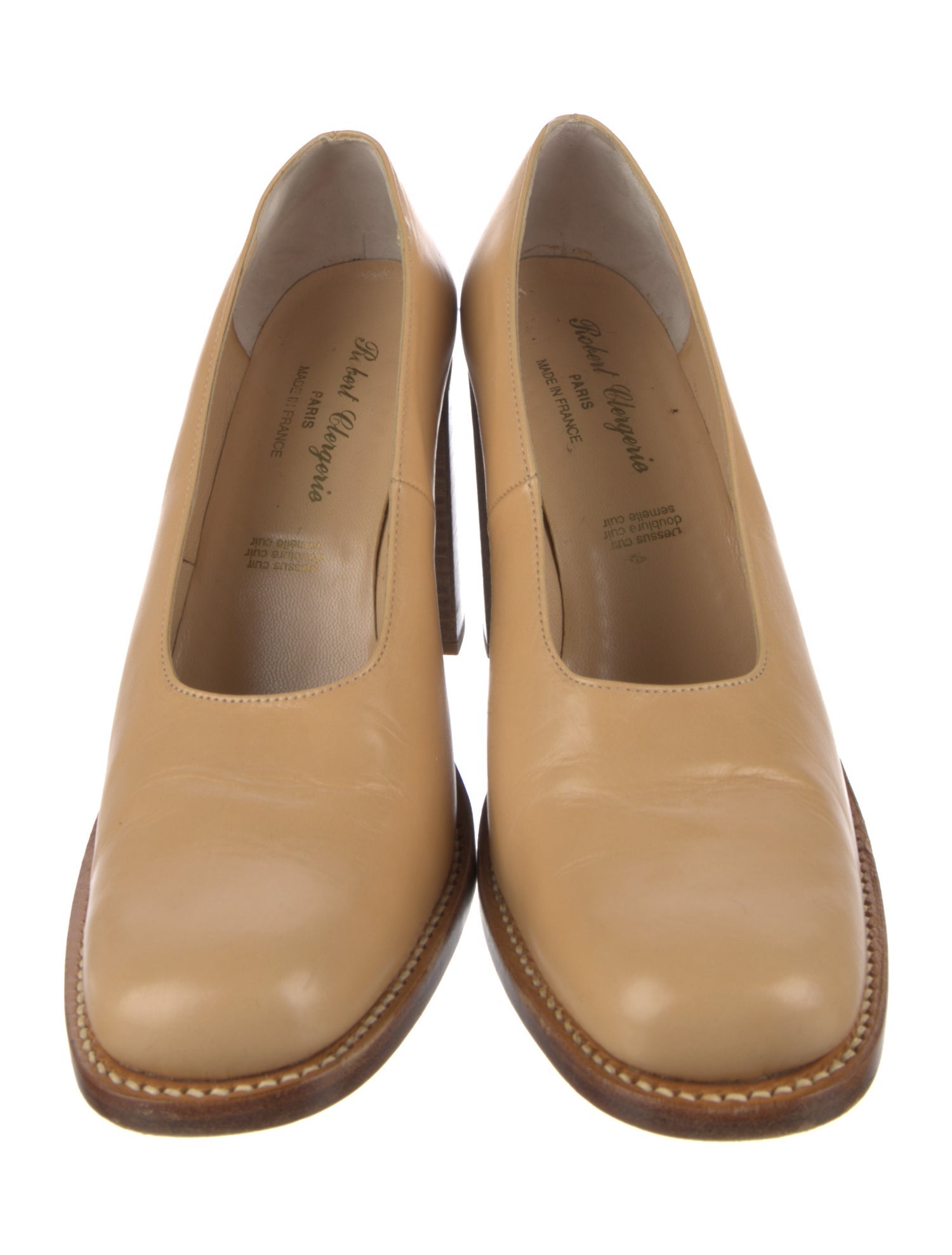 Robert Clergerie Leather Pumps