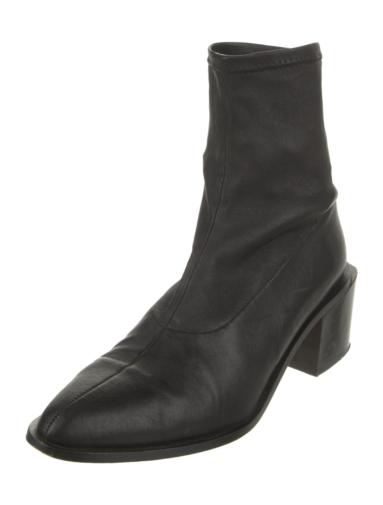 Robert Clergerie Leather Sock Boots