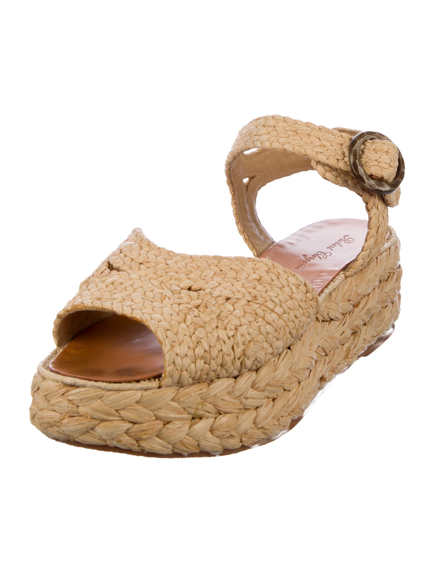 Robert Clergerie Straw Espadrilles