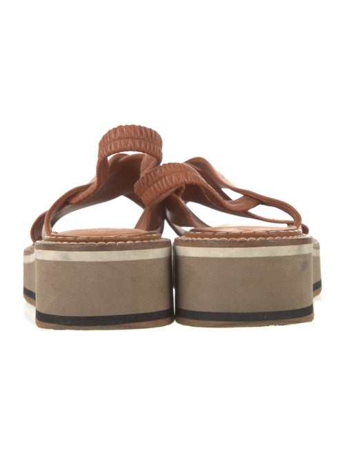 Robert Clergerie Leather Slingback Flats