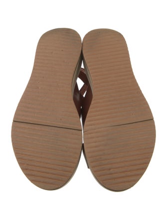 Robert Clergerie Leather Slingback Flats