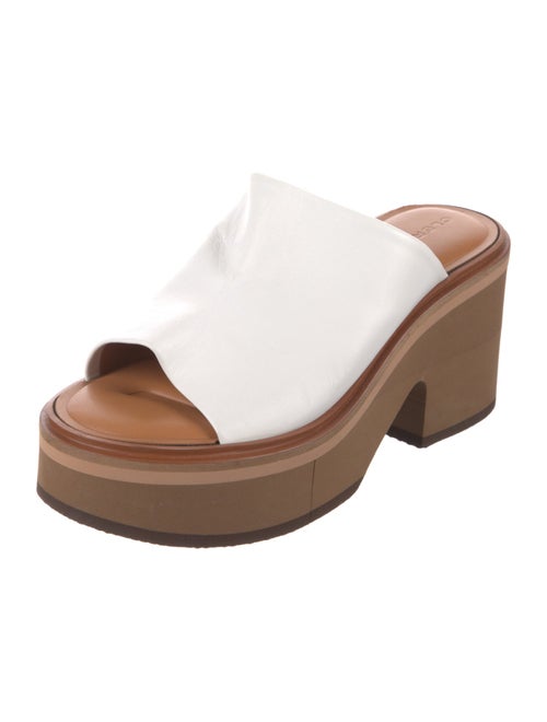 Robert Clergerie Leather Slides