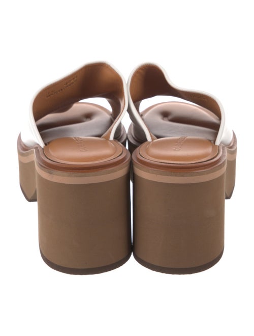 Robert Clergerie Leather Slides